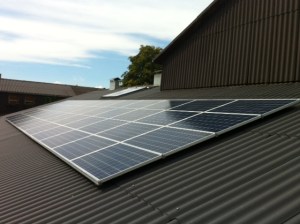 Installation terminée, vue du coté droit.