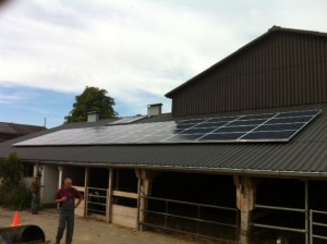 Vue de" face" avec le propriétaire en-dessous...