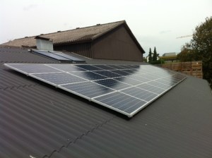 Vue du côté gauche.