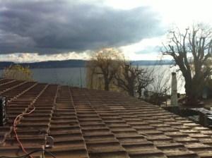 Le pan Sud-ouest de l'annexe avant notre intervention.